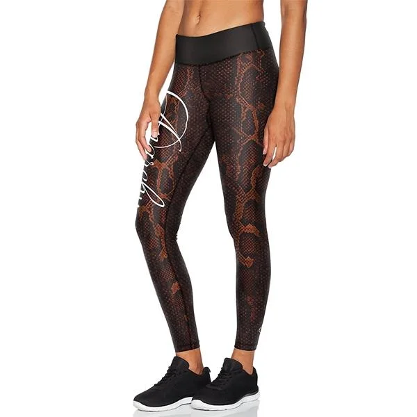 Anarchy Apparel Boa Leggings - Black-Brown Cozy Cotton Leggings