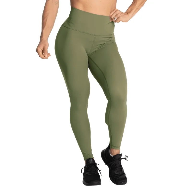 Better Bodies Core Leggings - Wash Green Fashionable Plus-Size Activewear