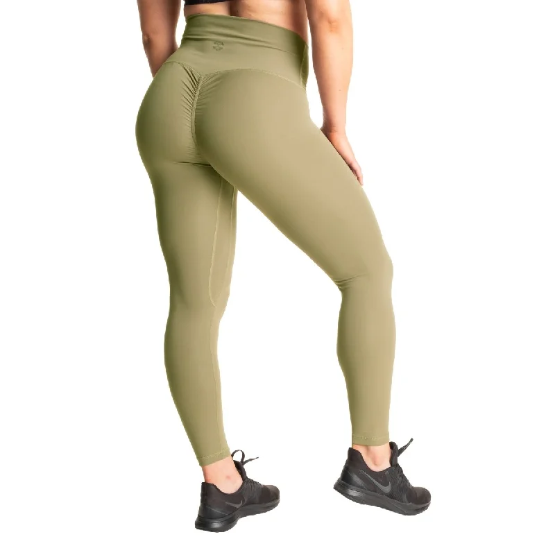 Better Bodies Core Scrunch Leggings - Washed Green Trendy Spandex Leggings