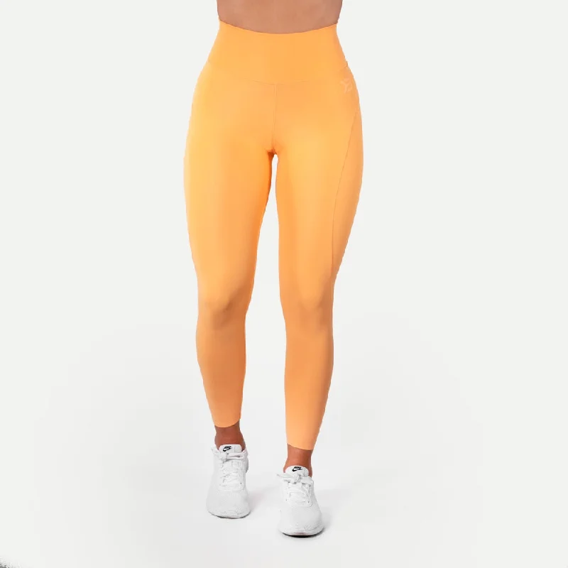 Better Bodies High Waist Leggings - Light Orange Trendy Fitness Leggings