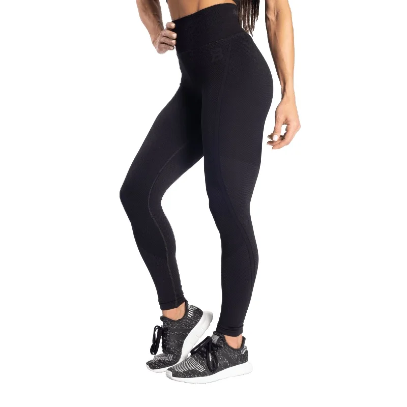 Better Bodies Roxy Seamless Leggings - Black/Dark Navy Cozy Warmth Leggings