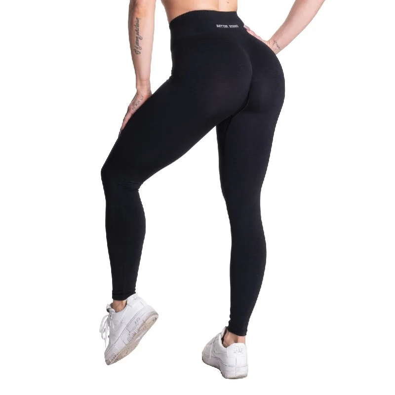 Better Bodies Seamless Scrunch Leggings - Black Cozy Fashion Leggings