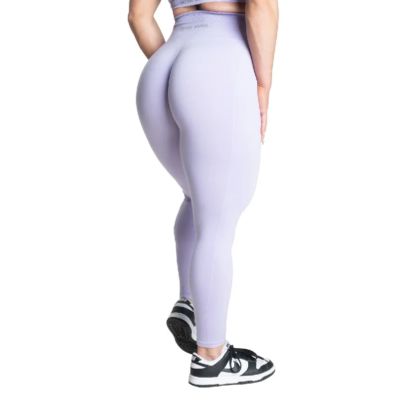 Better Bodies Seamless Scrunch Leggings - Cool Purple Trendy Sweat-Wicking Workout Leggings