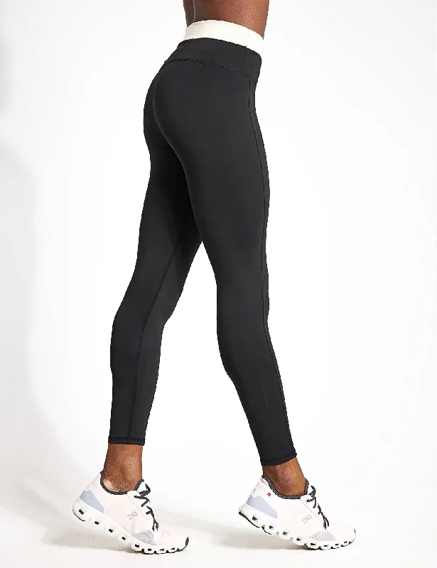 Fiorella Legging - Black Stylish Ankle-Length Leggings