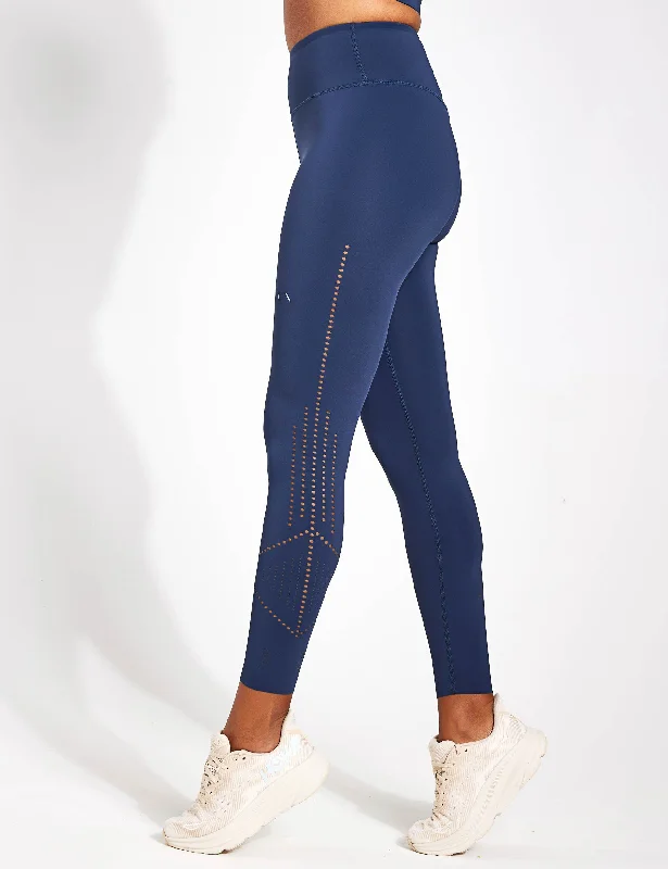 Saril Legging - Sailor Blue Comfortable Tummy Shaping Leggings