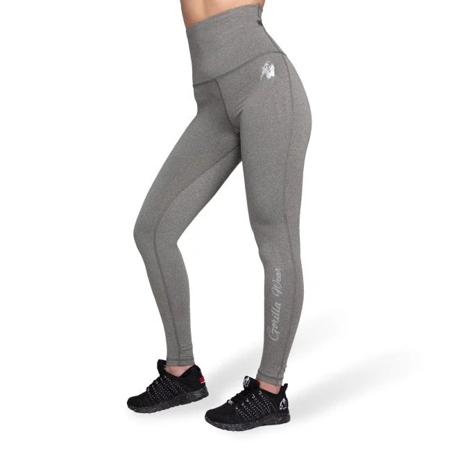 Gorilla Wear Annapolis Work Out Leggings - Grey Stylish Lightweight Leggings