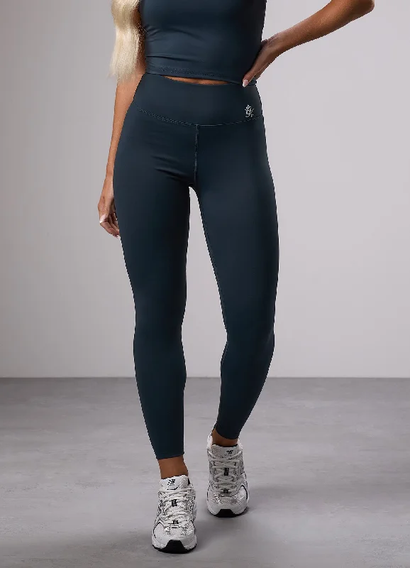 Gym King 365 Legging - Midnight Blue Trendy Mesh Leggings