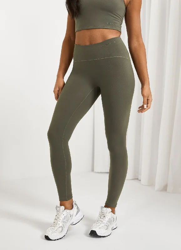 Gym King Peach Luxe Legging - Olive Luxe Cozy Fashion Leggings