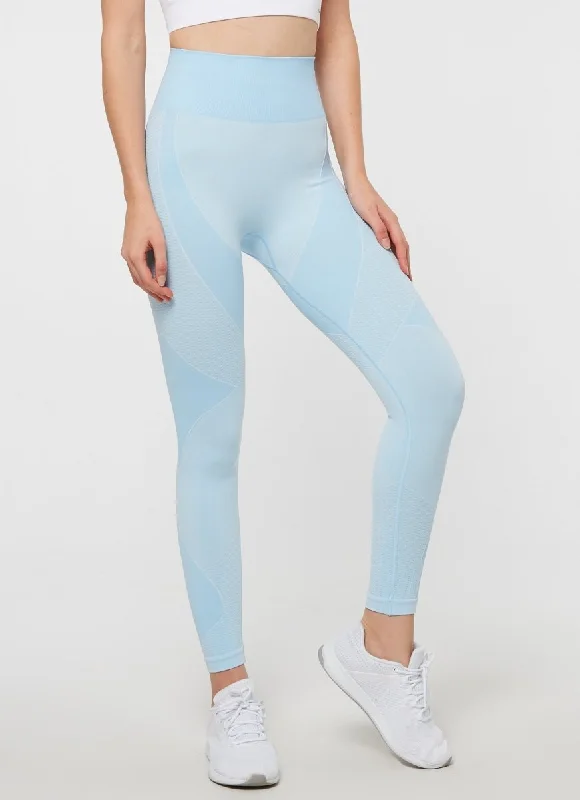 Jerf Bonita Seamless Leggings - Blue Fashionable Sports Leggings