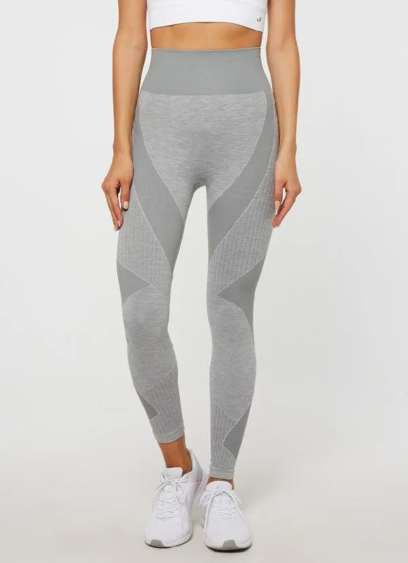 Jerf Bonita Seamless Leggings - Grey Casual Black Leggings