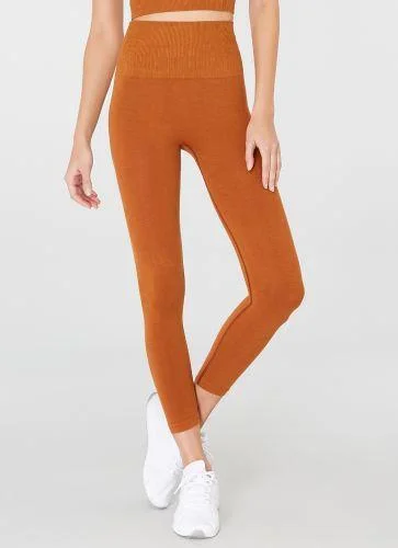 Jerf Luz Seamless Leggings - Almond Cozy Sweat-Wicking Leggings