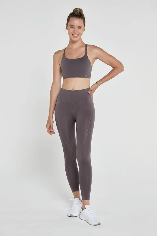 Jerf Pine Seamless Leggings - Mink Elegant Velvet Leggings