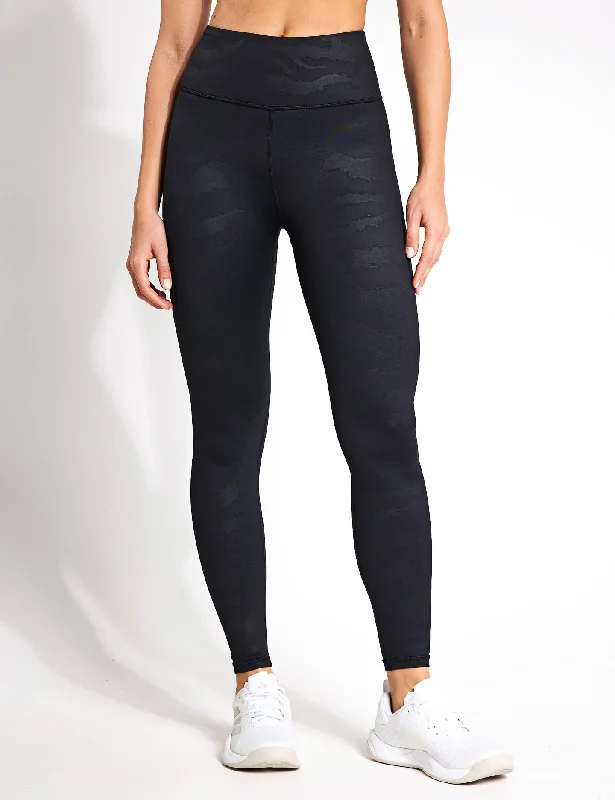 Ariana Legging - Black Tiger Print Comfortable Classic Yoga Leggings