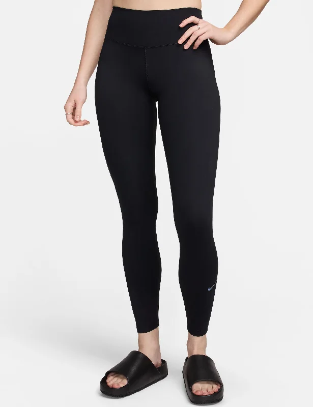 One High Waisted Leggings - Black Comfortable Stretch Leggings