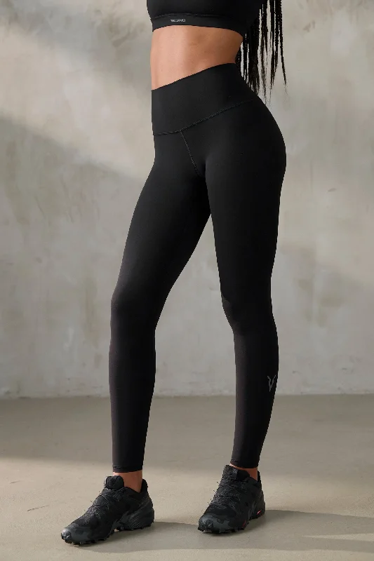 V_SCULPT LEGGINGS - Black Stylish Printed Sport Leggings