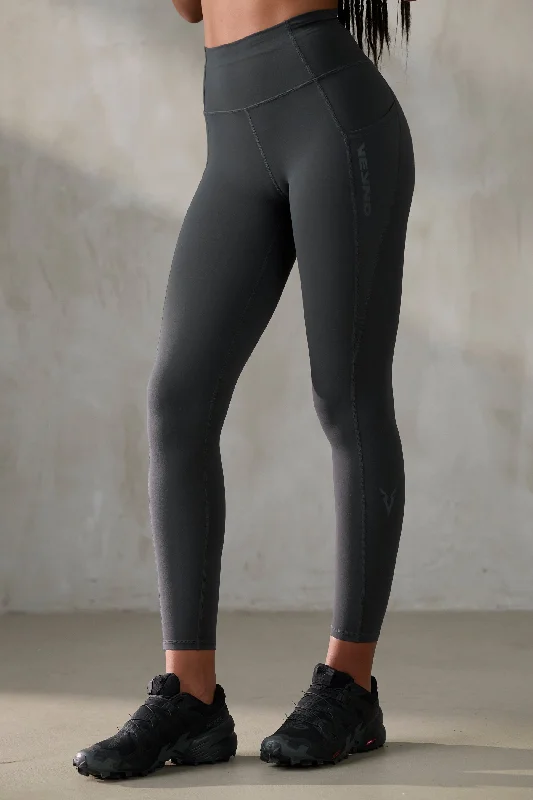 V_SCULPT POCKET LEGGINGS - Dark Gray Comfortable Lounge Leggings