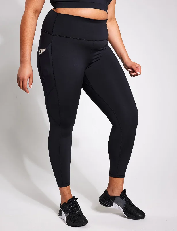 Kickstart Pocket 7/8 Legging - Black Chic Smooth Fit Leggings