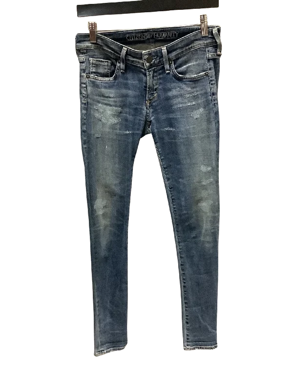 Citizens of Humanity Blue Jeans Size: 26/2 Stylish High-Waisted Denim