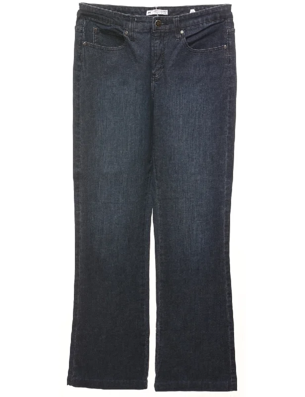 Dark Wash Low-Rise Lee Jeans - W30 L30 Comfortable Mid-Rise Jeans