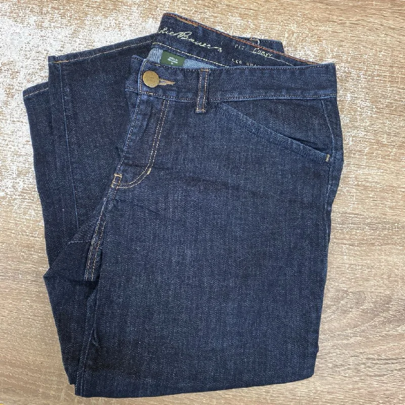 Eddie Bauer- curvy jeans- MSRP $100: Dark Deni -women-10 Comfortable Stretch Denim Jeans