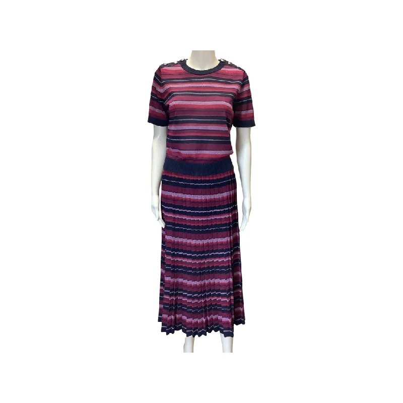 Kate Spade Multicolor 2 Pc. Top Skirt Set Size S slim fit skirt