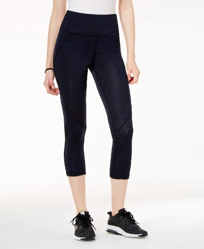 Material Girl Active Juniors Printed Cropped Yoga Leggings Cozy Ribbed Leggings