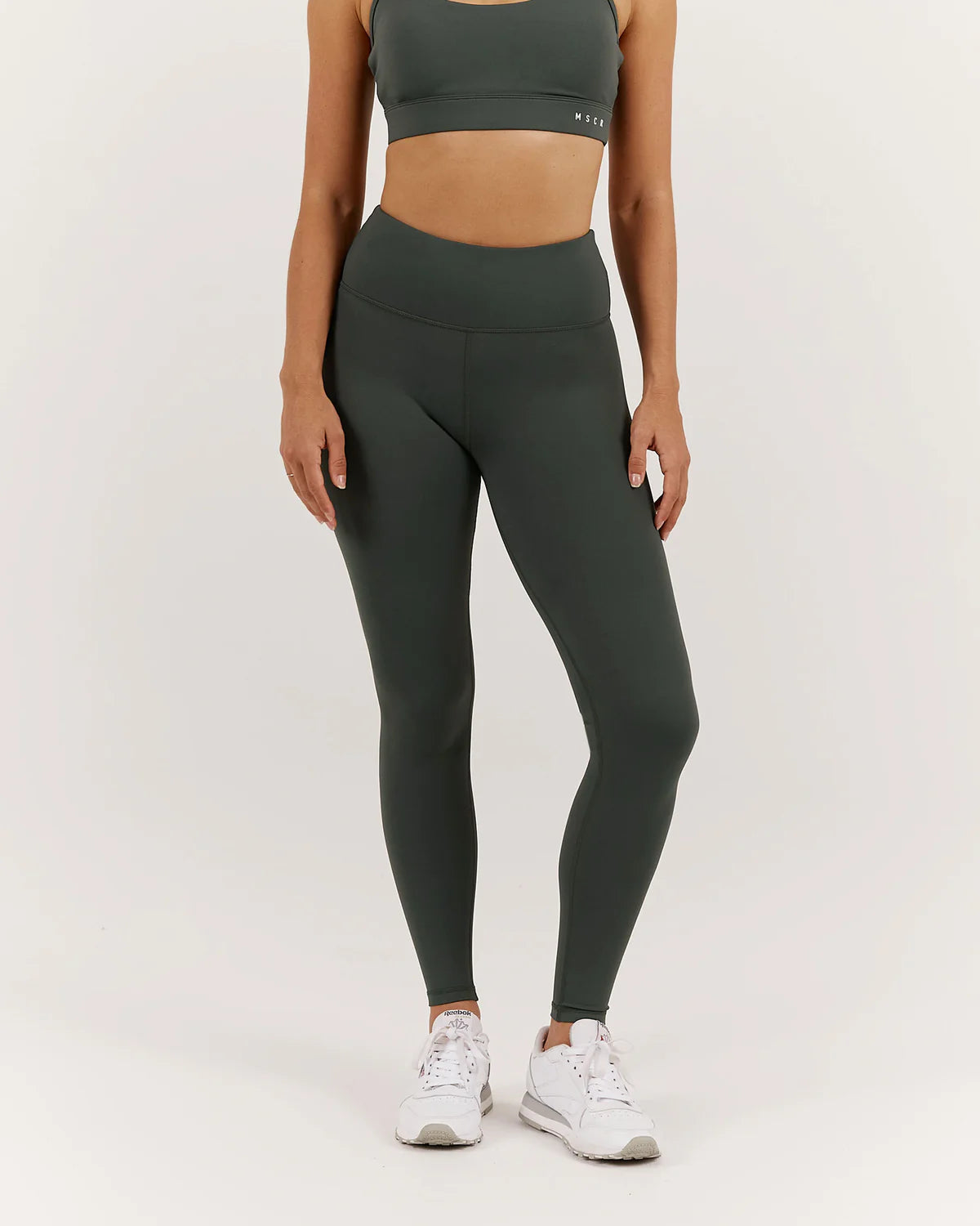 Muscle Republic | Inspire Full Length Leggings - Fern Fashionable Ribbed Knit Leggings Muscle Republic | Inspire Full Length Leggings - Fern Fashionable Ribbed Knit Leggings