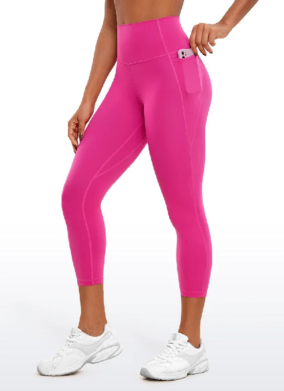Butterluxe Yoga Pockets Capris Leggings 23'' Trendy High-Waist Tummy Control Leggings Butterluxe Yoga Pockets Capris Leggings 23'' Trendy High-Waist Tummy Control Leggings