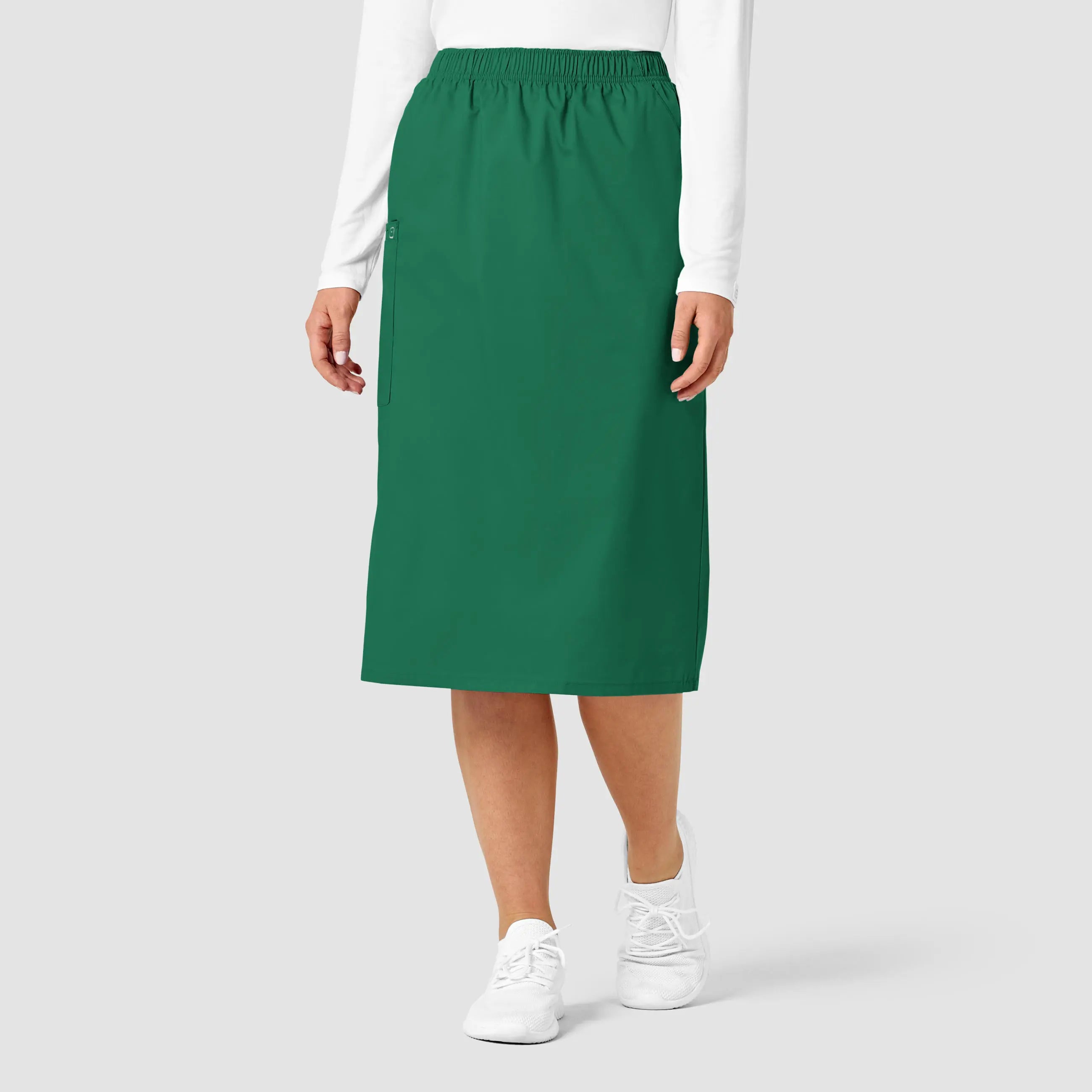 Wink Women's Pull On Cargo Skirt - Hunter a-line skirt cut