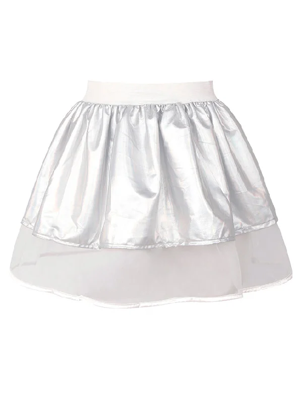 Women's Punk Flared High Waist Glossy Leather A-line Pleated Mini Skirt chiffon skirt floaty Women's Punk Flared High Waist Glossy Leather A-line Pleated Mini Skirt chiffon skirt floaty