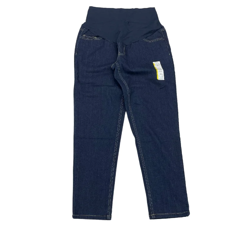 Maternity Jeans By Time And Tru  Size: L Comfortable Straight-Legged Denim