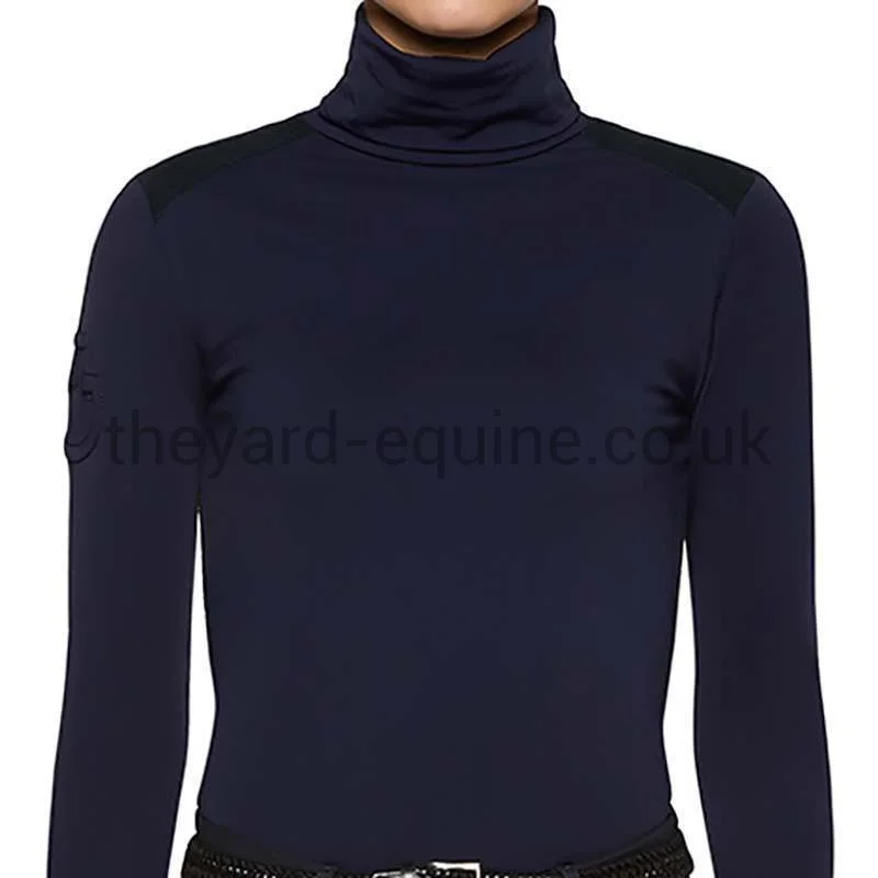 Cavalleria Toscana Sweater - Laser Engraved Fleece Turtleneck Sweater Casual Formal Business