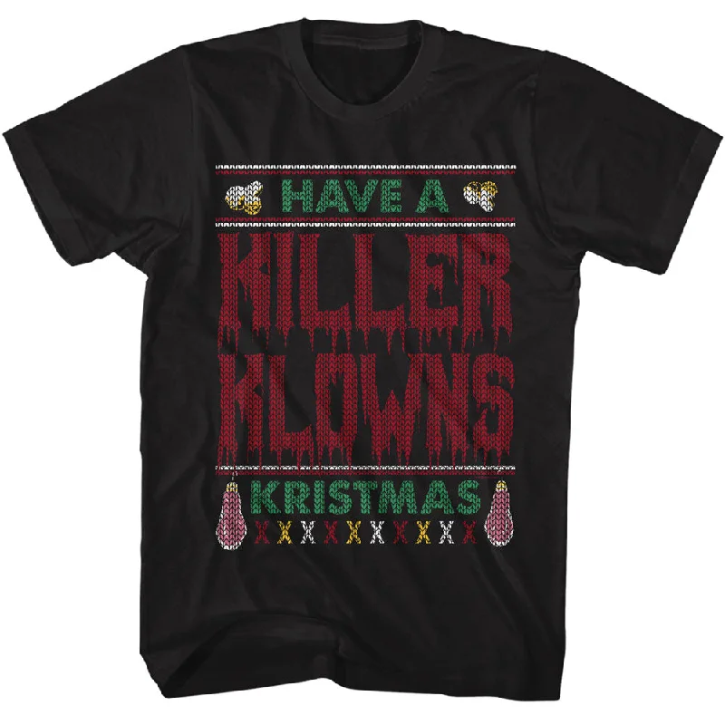 KILLER KLOWNS UGLY SWEATER Fleece Sweater Nylon Polyester