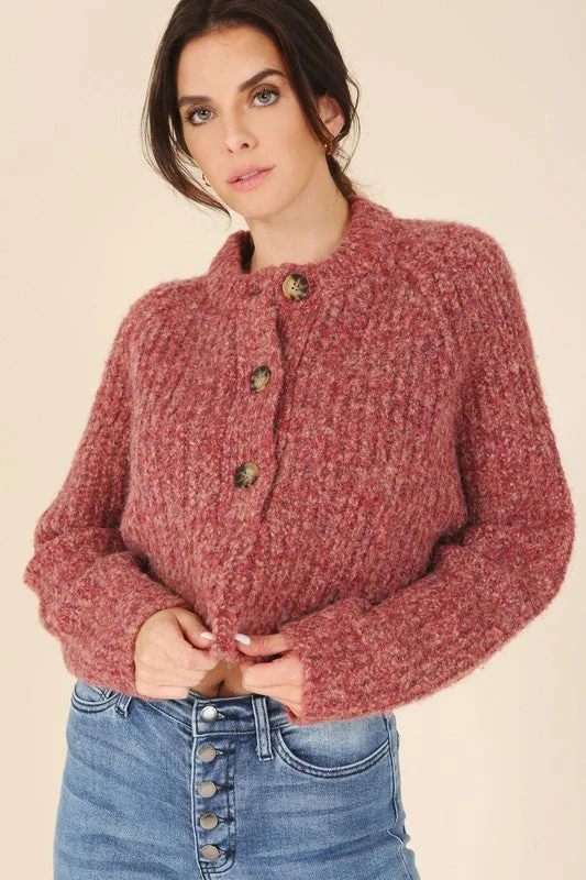 Melange multicolor sweater top Chenille Fabric Brocade Fabric Lace Fabric