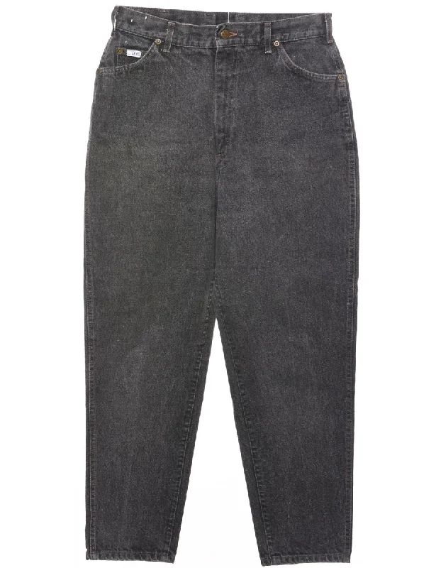 High Waist Lee Jeans - W30 L27 Chic Cropped Jeans