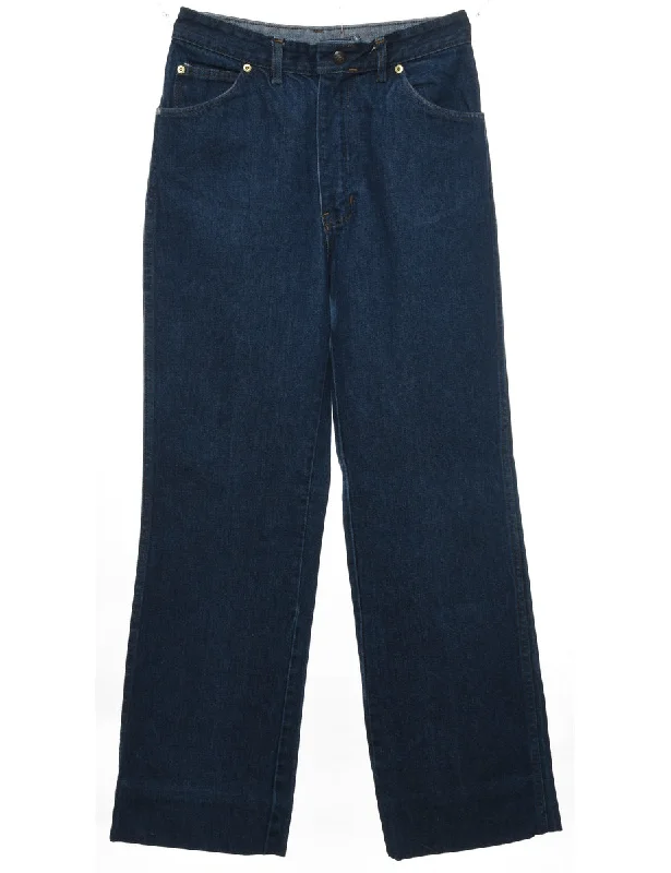 High Waist Straight Fit Jeans - W26 L30 Trendy Plus Size Jeans