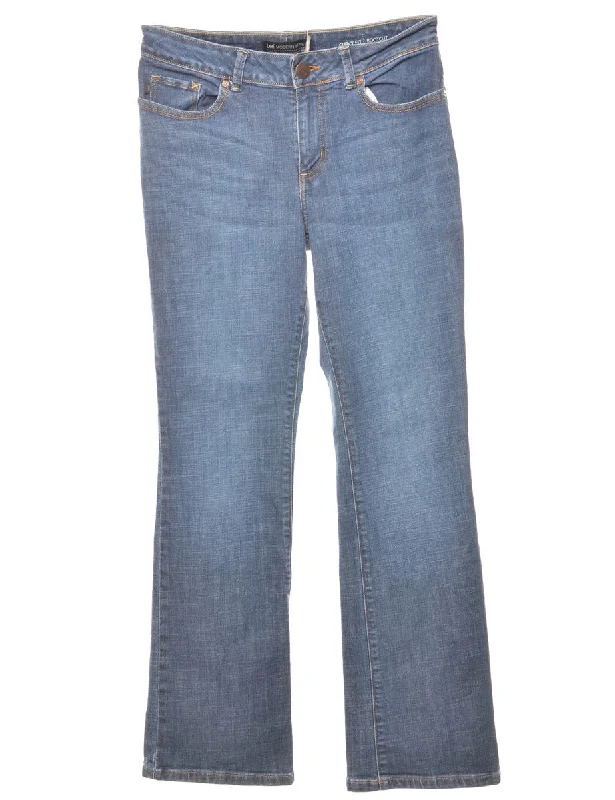 Indigo Straight-Fit Lee Jeans - W28 L31 Fashionable Jeggings Style Jeans