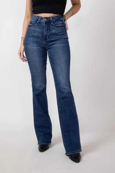 Judy Blue Embroidered Back Pocket Long Bootcut Jeans - 3 Lengths - Curvy Size Comfortable Stretch Fit Jeans Judy Blue Embroidered Back Pocket Long Bootcut Jeans - 3 Lengths - Curvy Size Comfortable Stretch Fit Jeans