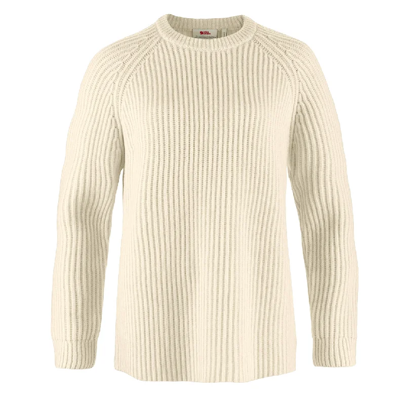Fjallraven Womens Ovik Rib Sweater Chalk White Spandex Blend Rayon Blend Denim Blend Fjallraven Womens Ovik Rib Sweater Chalk White Spandex Blend Rayon Blend Denim Blend