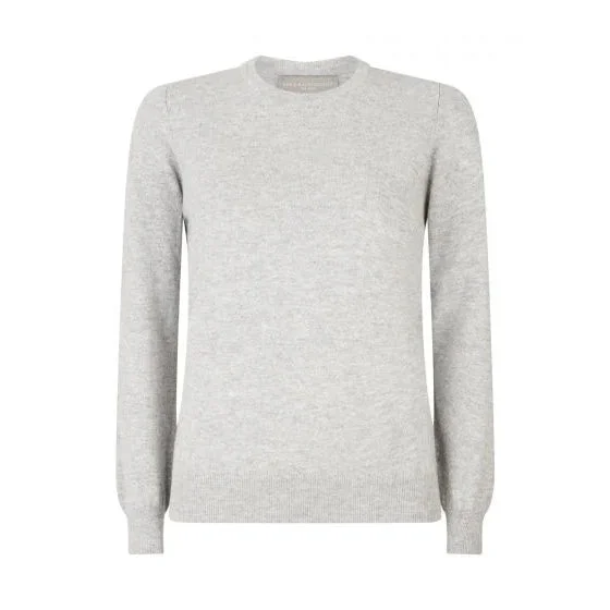 Keira Round Neck Cashmere Sweater Print Jacquard Patchwork